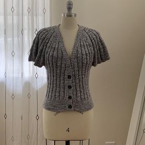 Co marled gray sweater